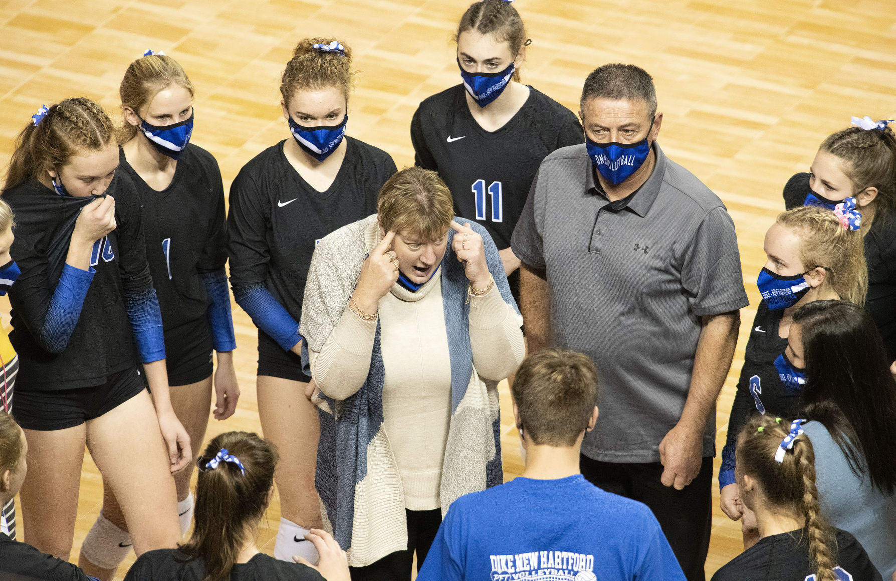 Dike-New Hartford vs Denver state volleyball